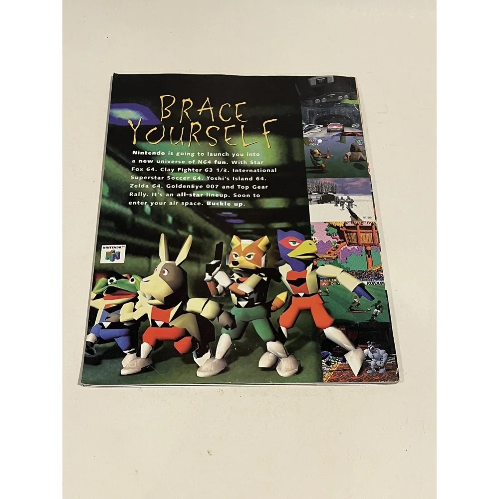 Nintendo Power Magazine Vol. #97 June 1997 Clay Fighter 63 1/3 w/ StarFox Poster